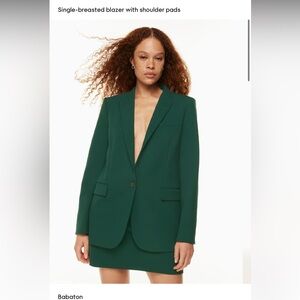 Women’s Concept Green Blazer Suit